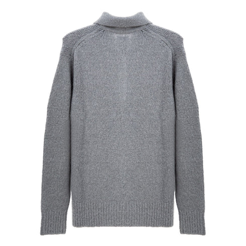 Norse Projects Rasmus Relaxed Brushed Polo Mouse Grey N45-0614 Degli Uberti